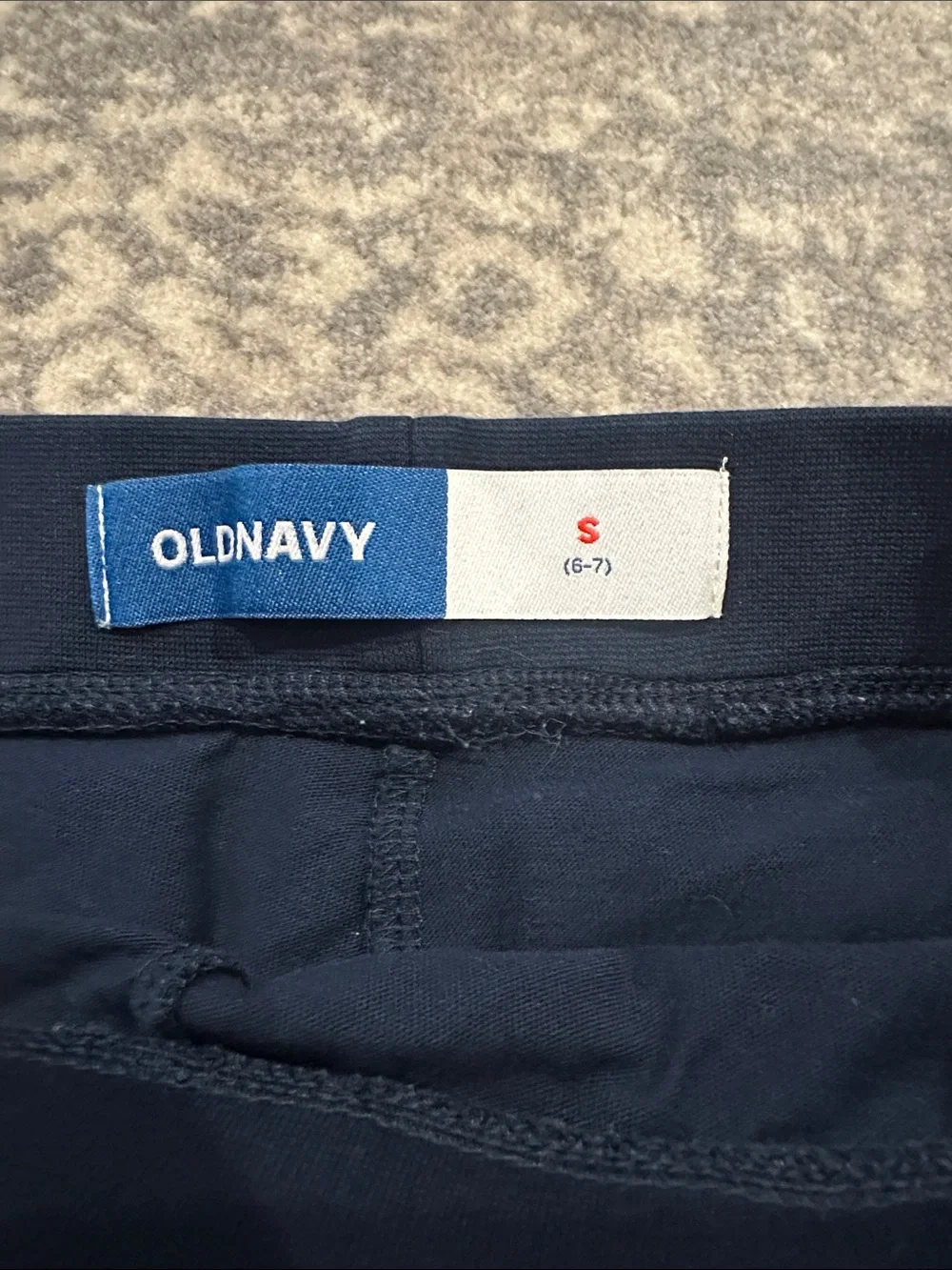 Old navy kids Navy Pleated Mini Skirt size 6-7 S